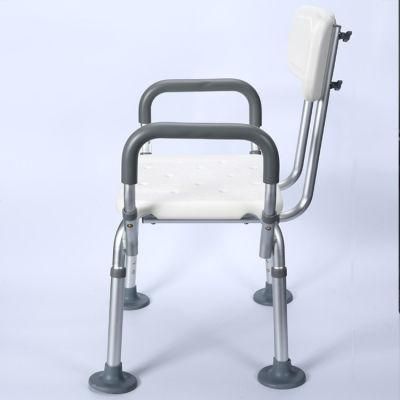 CE Approved Aluminium Brother Medical Plastic Shower Bath Chair for Disabled