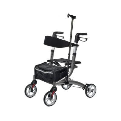 Disabled Medical Aids Mobility Shopping Cart Aluminum Foldable Walkers Rollators