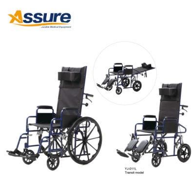 Outdoor Aluminum Alloy Folding Lightest Electric Power Medical Wheelchair