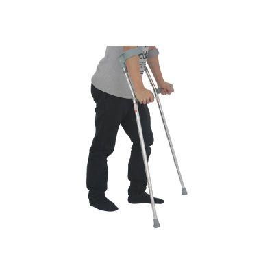 Medical Orthopedic Underearm Crutches Aluminum Disabled Walking Axillary Crutch