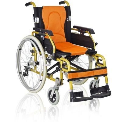 Manufacturer Wholesale Manual Wheelchair Elderly Disabled People Walking Folding Wheelchair