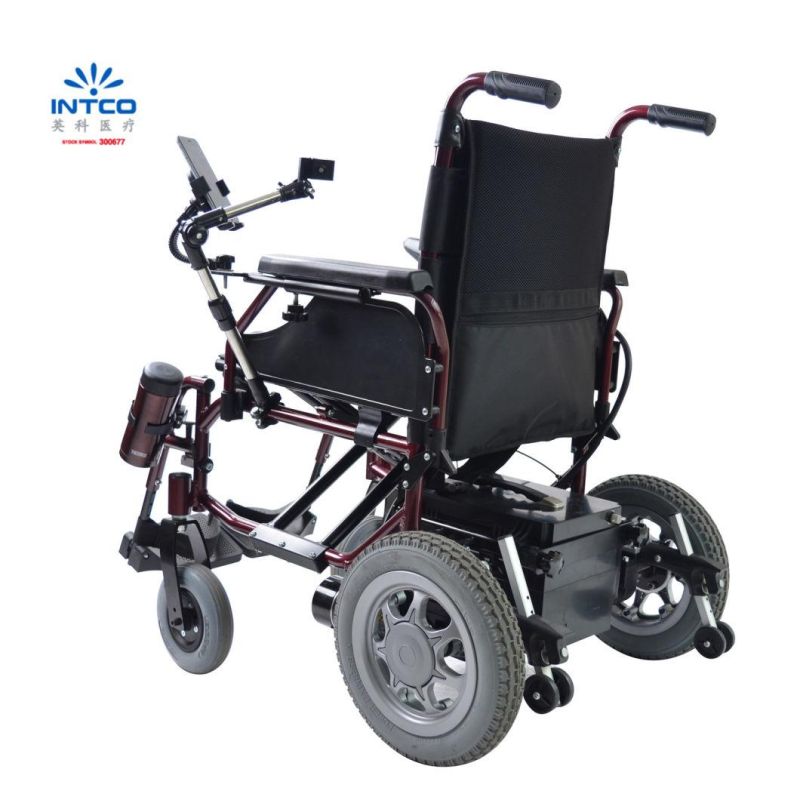 Aluminum Folable Standard Electric Power Wheelchair with Multi-Functions