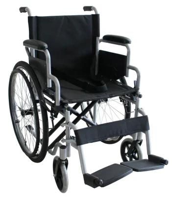 Wholesale Bulk Economy Cheap Price Steel Manual Folding with Wheel Hospital Home Care Rehabilitation Medical Equipment Wheelchair