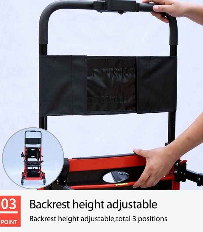 Portable Folding Electric Stair Climbing Wheelchair for Elder