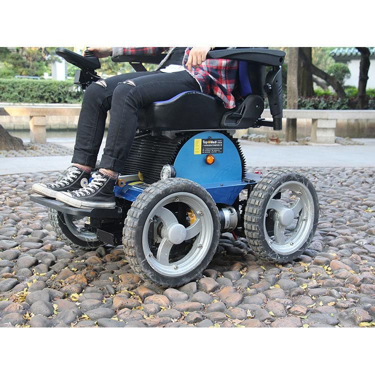 Outdoor All Terrain Light Folding Scooter Lightweight Electric Power Wheelchair