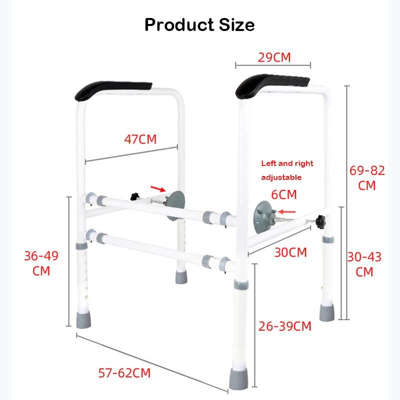 Toilet Bathroom Handrail for The Elderly and Pregnant Women Toilet Armrest Sit Toilet Auxiliary Frame Safety Rails