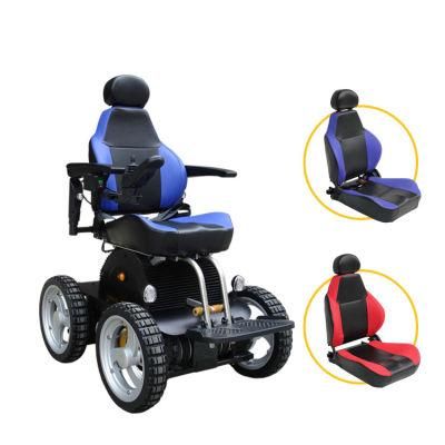 Topmedi High -End Electric Across-Coutry Beach Climbing Stair Wheelchair for Handicapped