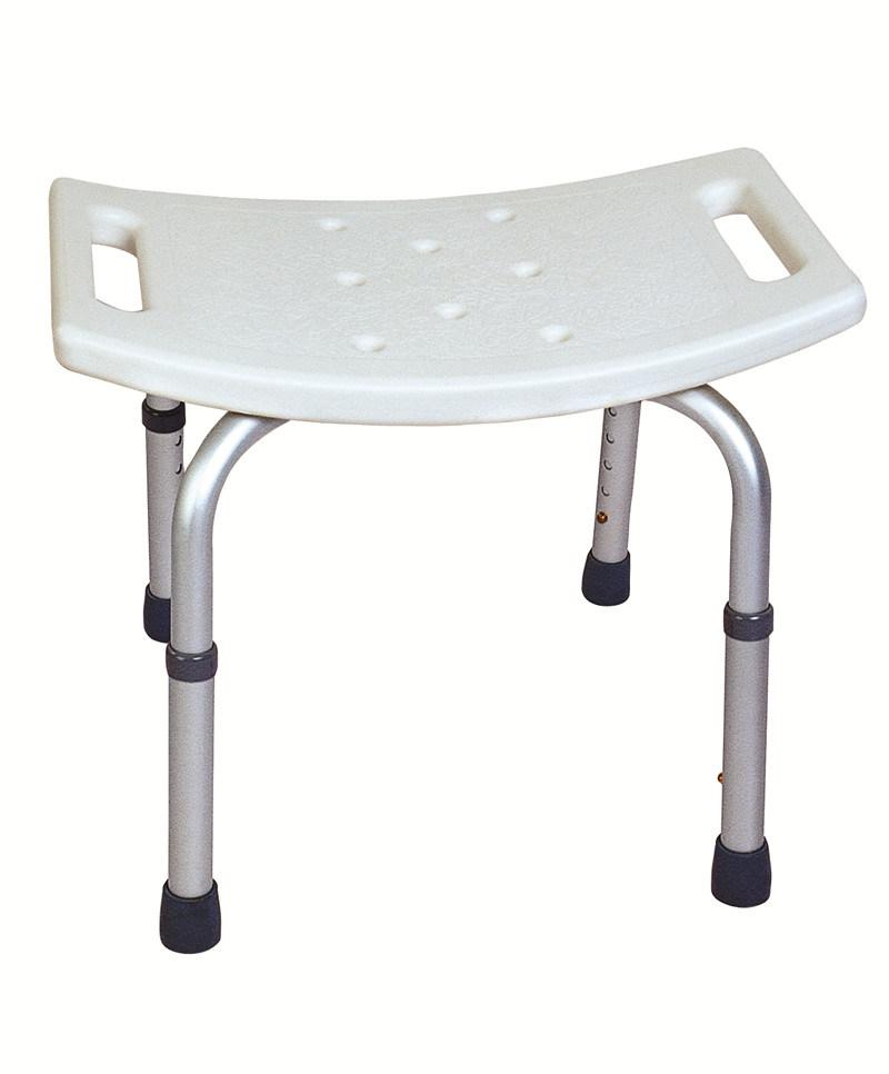 Height Adjustable Standard Aluminum Anodized Shower Stool Shower Chair