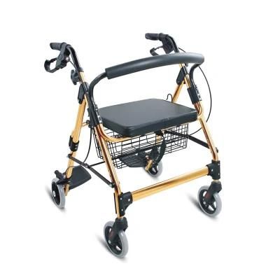 Aluminum Coated Walking Aids for The Elderly with Castors