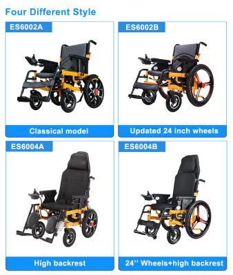 Aluminium Alloy ISO Approved Ghmed Sillas De Ruedas Mobility Scooter Electric Wheelchair Hot Sale