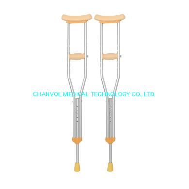 Aluminium Underarm Axillary Crutch Walking Stick Height Adjustable