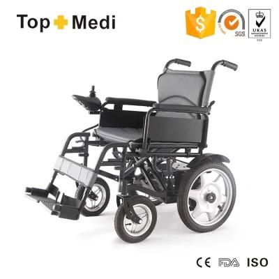 China Wheelchair Suppliers Hot Sale Handicapped Power Electric Steel Wheelchair Prices