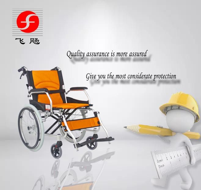 Lightweight Folding Portable Aluminum Wheelchair for Disabled