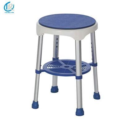 Commode Chair - Shower Stool with Swivel Seat 360&deg; Swived Shower Chair