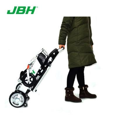 CE Strong Design, Comfortable Drive, Lightweight Portable Brushless Folding Foldable Electric Power Wheelchair