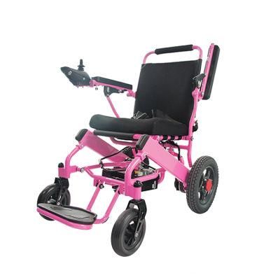 Hot Selling Light Power Wheelchair Foldable Aluminum Alloy Electric Wheelchair