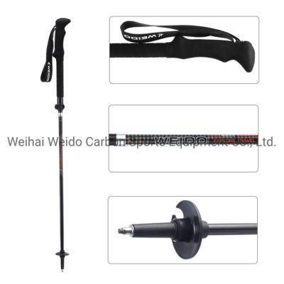 OEM Factory Carbon Shaft Z-Foldable Trekking Pole Foldable Pole