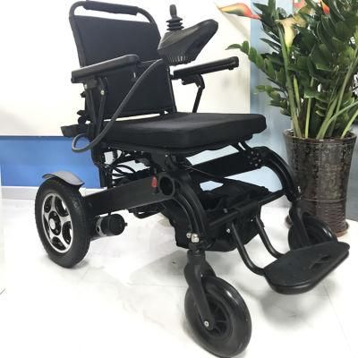 Portable Lightweight Aluminum Electric Wheelchair with Pg Controller Electromagnetic Brake