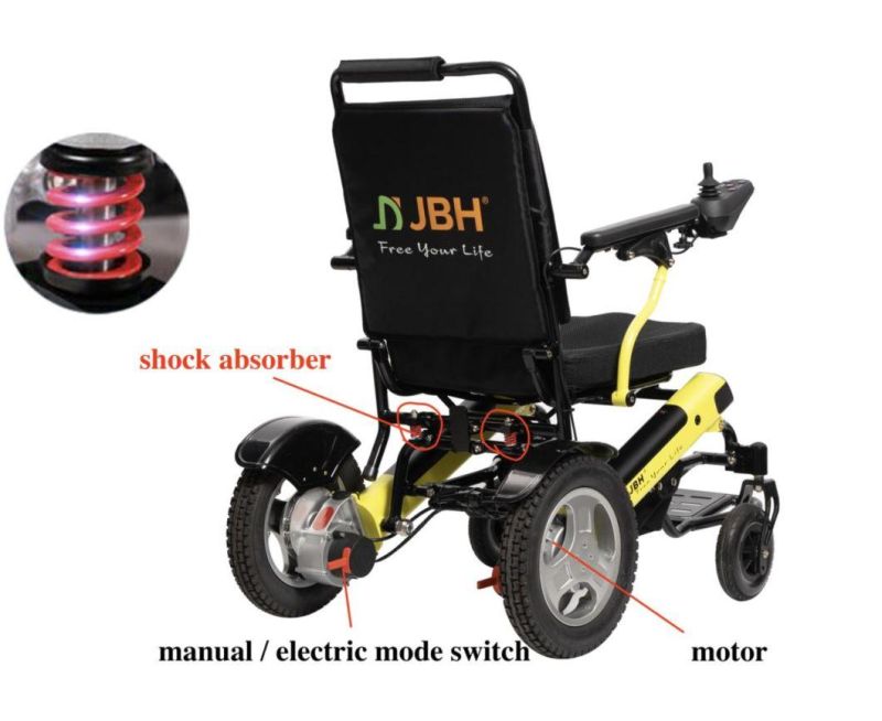 Jbh Best Seller Aluminum Frame Electric Power Wheelchair
