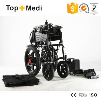 China Medical Rehabilitation Equipment Aluminum Electric Folding Wheelchair