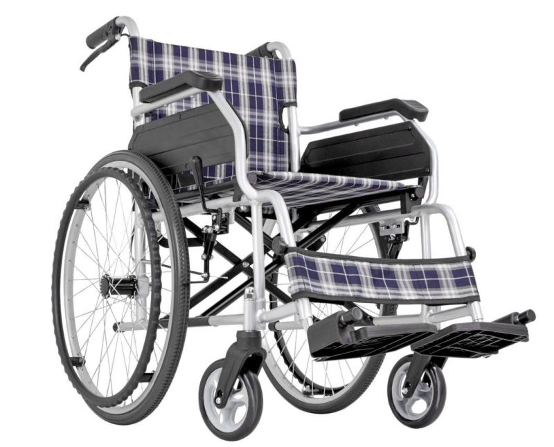 Aluminium Alloy Light Weight Non Electric Foldable Manual Wheelchair