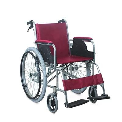 Medical Devices Aluminum Light Weight Wheelchair with United Brake