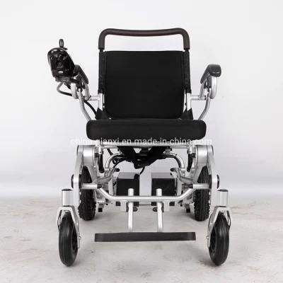 Lithium Batteries Foldable Joystick Controller Portable Electric Power Wheelchair