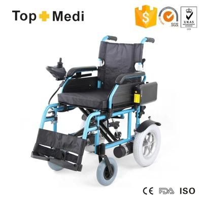 China Supplier Topmedi Aluminum Electric Power Wheelchair