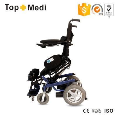 Topmedi Hot Product Stand up Electric Power Wheelchair for Disabled People