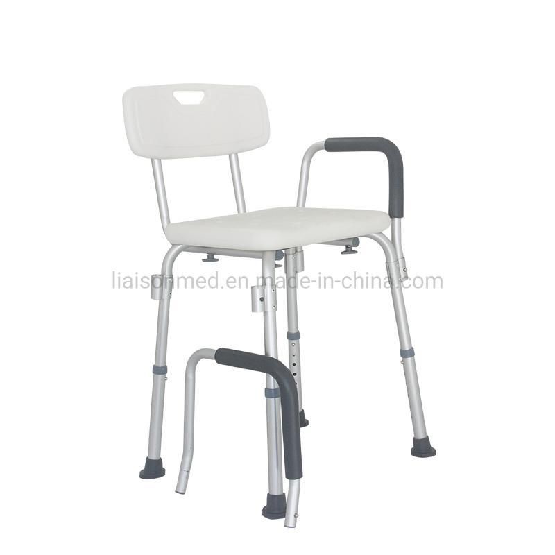 Mn-Xzy003 Portable Aluminum Steel Adjustable Foldable Bath Chair