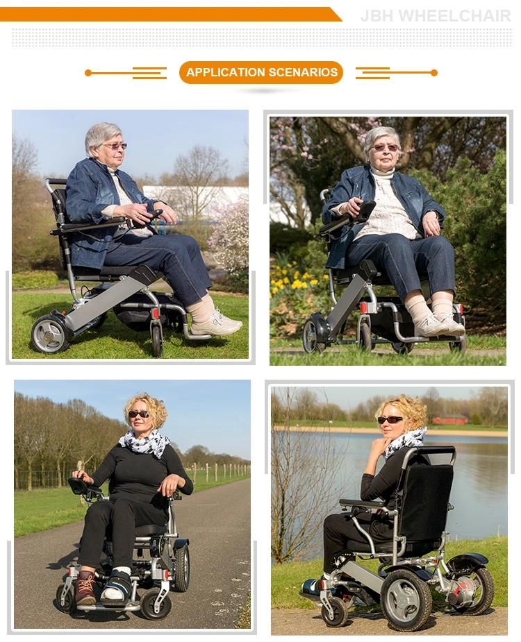 Best Rated Exclusive Deluxe Electric Wheelchair Motorized Power Folding Wheelchair