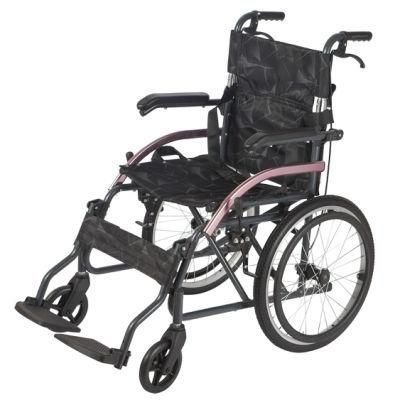 Light Folding Manual Tricycle Wheelchair for Elder