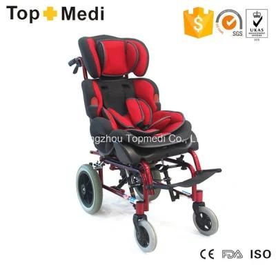 Topmedi Aluminum Manual Cerebral Palsy Children Wheel Chair