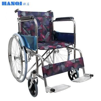 Hanqi Hq809 High Quality Homecare Manual Foldable Wheelchair