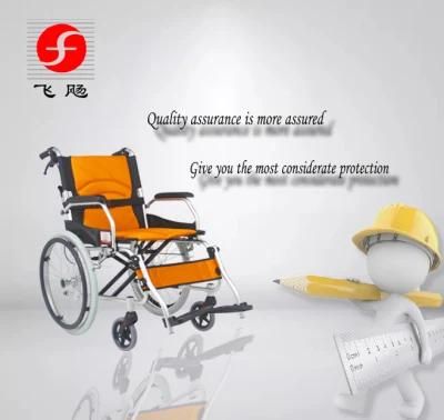 Foldable Handicap Aluminum Manual Wheelchair for Disabled