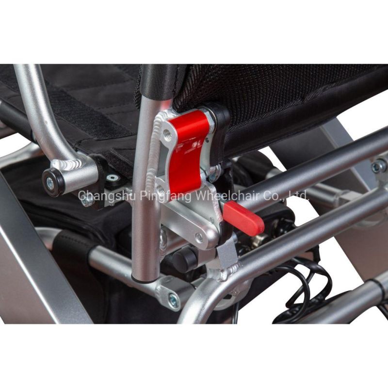 aluminum Alloy Noiseless Electromagnetic Brake Wheelchair Model E08 Ce, ISO13485