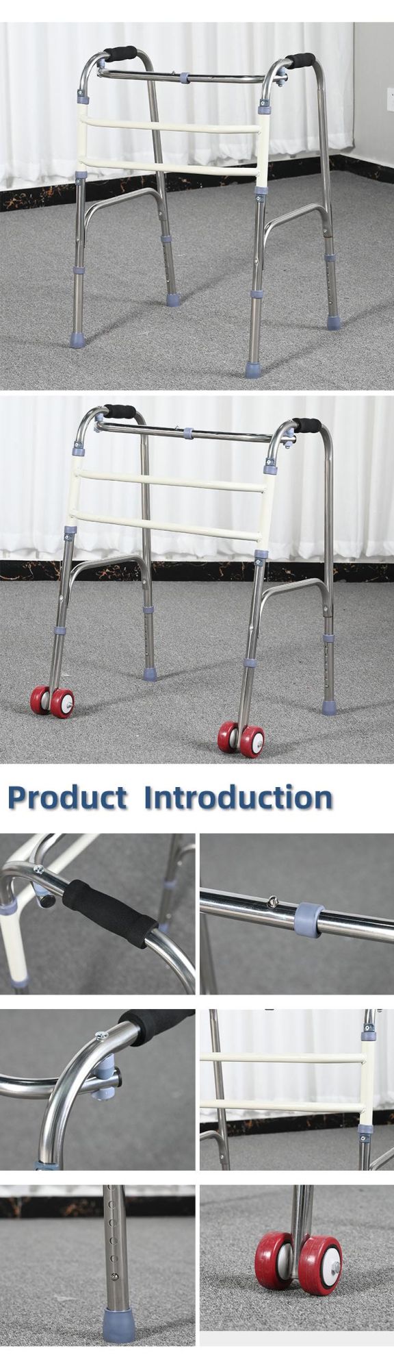 Shinebright Cost-Effective Aluminum Frame Walker Walking Aids for Disabled