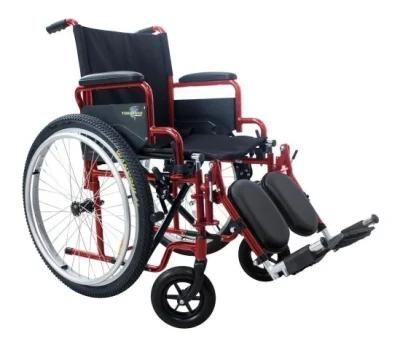 Brother Medical Folding Handicap Wheelchair with All Terrain Tyre Bme4617A