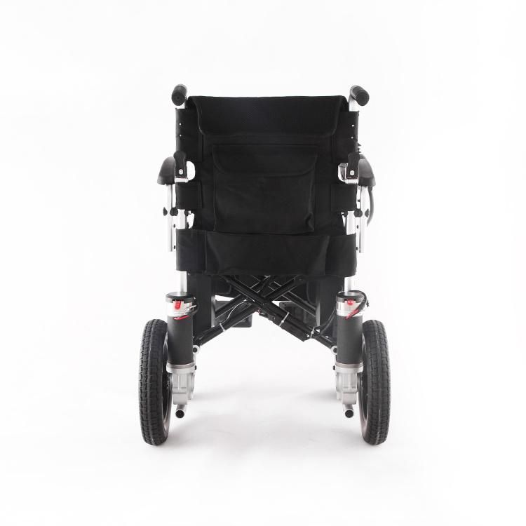 2020 Topmedi Lightweight Folding Electric Wheelchair for Elderly Disabled