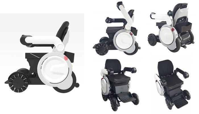 2022 New Fashion off Road Outdoor Aluminum 70ah Electric Wheelchair Scooter for Disabilities