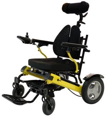 2019 Hot Sale Aluminium Folding Lithium Battery Motorized Wheelchair