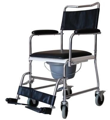 Stainless Steel Commode Chair Quick Installation Show Chair Toilet Chair