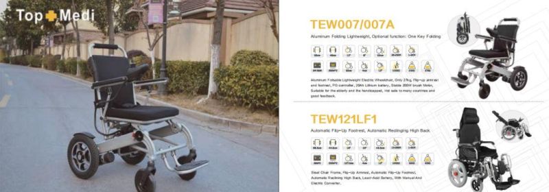 The New Wheelchair Carts Disabled Wheelchairs Elderly Lightweight Folding Electric Wheelchairs