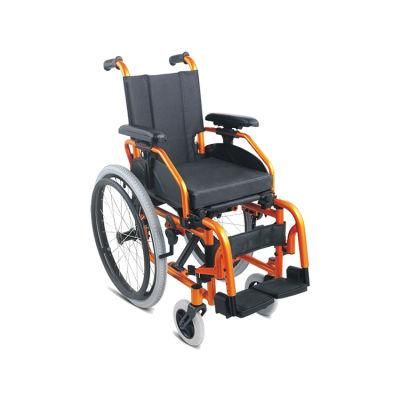 Folding Aluminum Alloy Lightweight and Economical Manual Wheelchair