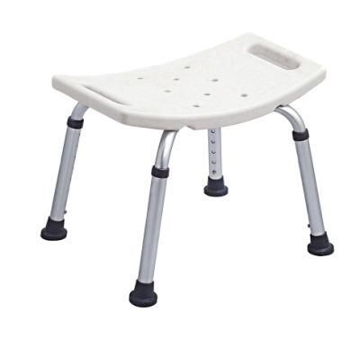 Oxidation Frame with Backrest Hard PVC Safety Equipment Shower Commode Chair