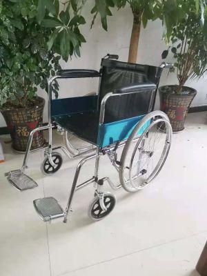 China Best OEM/ODM Medical Wheelchair Manufacturer Chrome Cheapest Wheelchair