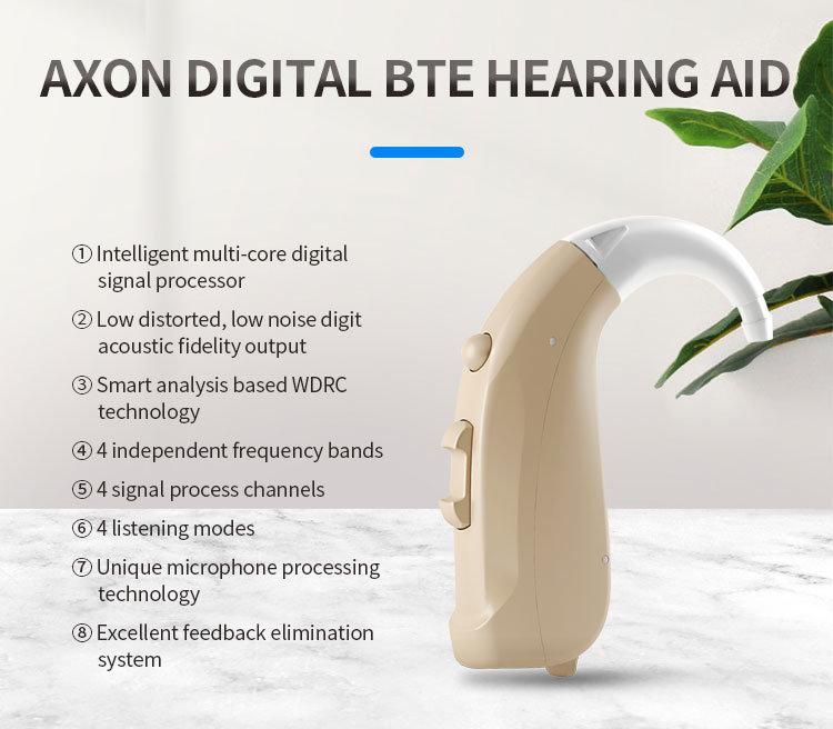 Behind The Ear Digital Hearing Aid Sound Amplifier