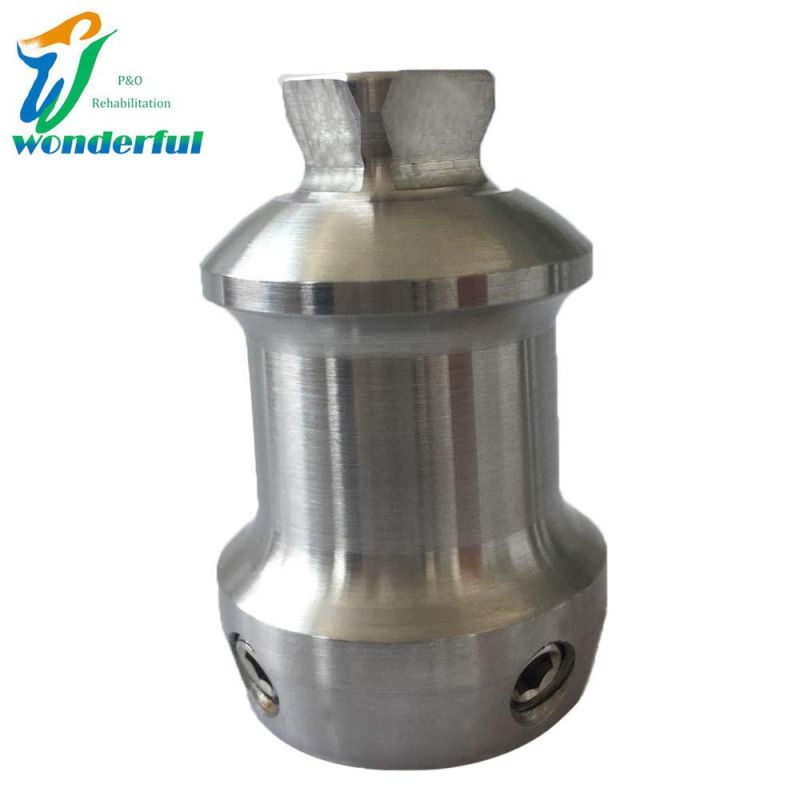 Two-Way Tube Adapter with Pyramid for Prosthesis Leg
