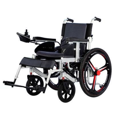 Electronic Wheelchair Wholesale High Quality Durable Compact Electric Powered Backrest Adjustable Wheelchair for Elderly