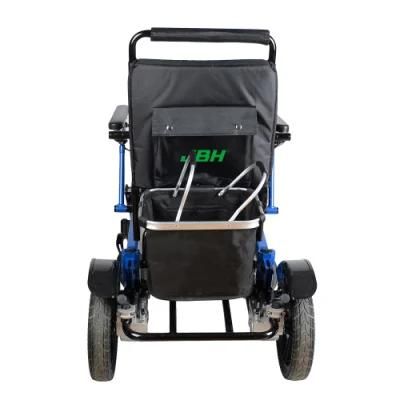 Large Wheelbase Power Folding Electric Wheelchair for Disabled People